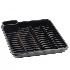 Сушилка для посуды Milo темно-серая 39 x 39 см Domotti