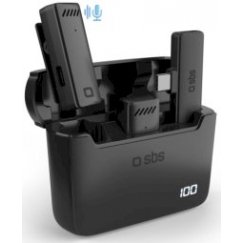 SBS Bezvadu mikrofoni ar USB-C uztvērēju