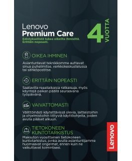 Lenovo Services 4-year Premium Care service extension, activation card