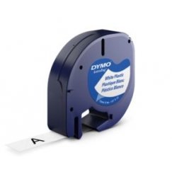 DYMO 12mm LetraTAG Plastic tape etikečių juostelė