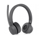 Lenovo Go Wireless ANC Headset Wired & Wireless Head-band Office/Call center USB Type-C Bluetooth Gr