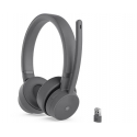 Lenovo Go Wireless ANC Headset Wired & Wireless Head-band Office/Call center USB Type-C Bluetooth Gr