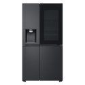LG InstaView GSXE90EVAD side-by-side refrigerator Freestanding 628 L Black