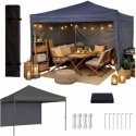 RoGer LUARO Party tent 3x3m Black