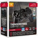 SPEEDLINK THUNDERSTRIKE Juoda USB Žaidimų pultelis Analoginis / skaitmeninis PC