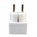 Fuj:tech 2-Piece Power Plug Splitter, White