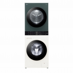 LG WT1210EGF skalbyklė-džiovyklė Pastatomi Pakraunama per priekį Žalia, Balta