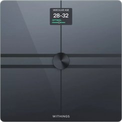 Withings Body Comp Neliö musta Sähkökäyttöinen henkilövaaka