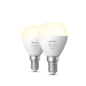 Philips Hue White Läikiv – E14 nutikas pirn – (2 tk)