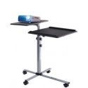 Techly Universal Adjustable Trolley for Notebook Projector, Black Techly Universal Adjustable Trolley for Notebook Projector, Black