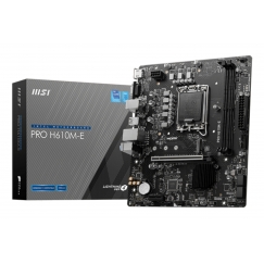 MSI PRO H610M-E emaplaat Intel H610 LGA 1700 Mikro ATX