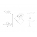 Multibrackets M Universal Projector Ceiling Mount 1600-3000 with Fine tune