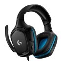 Logitech G 981-000770 austiņas un brīvroku komplekts Vadu Speļu Melns, Zils