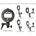 Godox S-type camera bracket Plastic