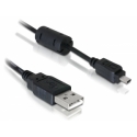 DeLOCK USB 1,83m USB-kaabel Must