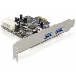 DeLOCK USB 3.0 PCI Express Card interfeisa karte/adapteris USB 3.2 Gen 1 (3.1 Gen 1)