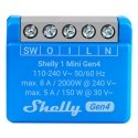 Shelly 1 Mini Gen4 Viedais slēdzis 1P Zils