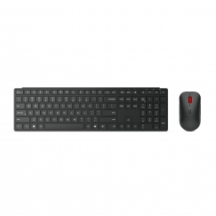 Lenovo 4X31S04848 keyboard Mouse included Office RF Wireless + Bluetooth Belgian Black