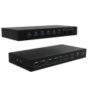 i-tec USB-C KVM Dock PRO for Three Hosts, Dual Video, with 2x Power Delivery, max 92W