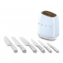 Smeg 50's Style Knife block KBSF02PB Pastel Blue