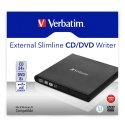 Verbatim Slimline CD/DVD optiline kettaajam DVD-RW Must