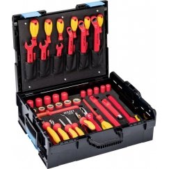 Hazet Tool Set 150/39 High Voltage, Insulated VDE, 39-Piece