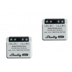 Shelly PM Mini Gen3 Smart switch 1P Grey