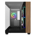 Cooler Master Elite 481 Wood „Mini Tower“ Juoda