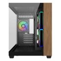 Cooler Master Elite 481 Wood Mini Tower musta