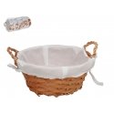 Basket With Handles, 20X8.5Cm, Round, GERIMPORT