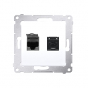 Kontakt-Simon D62.01/11 pistorasia Valkoinen