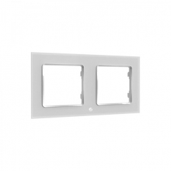 Shelly Wall Frame 2 10 x 80 mm Rectangle White Plastic
