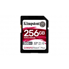 Kingston Technology Canvas React Plus 256 GB SD UHS-II Klass 10