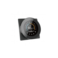 SmartWise WiFi smart thermostat, COLOR eWeLink app compatible, Type 'B' (16A), black front panel, colour touch display