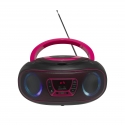 Denver TCL-212BT PINK Black, Pink Portable CD player