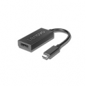 Lenovo 4X90Q93303 videokaabliadapter 0,2 m USB tüüp-C DisplayPort Must