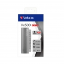 Verbatim Vx500 1 TB USB Type-C 3.2 Gen 2 (3.1 Gen 2) Hopea Verbatim Vx500 1 TB USB Type-C 3.2 Gen 2 (3.1 Gen 2) Hopea