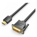 Vention ABFBJ videokaabliadapter 5 m HDMI tüüp A (Standard) DVI Must