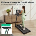 Urevo Treadmill with built-in work and exercise desk Foldi 3S