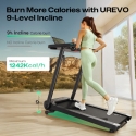 Urevo Treadmill with built-in work and exercise desk Foldi 3S