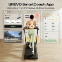Urevo Treadmill with built-in work and exercise desk Foldi 3S