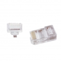 Gembird LC-PTU-01/100 laido jungtis 8P8C RJ45 Permatomas