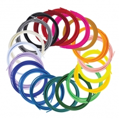3Doodler Filament FLOW 20 PLA 20 Farben Nachfüllpack