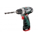 Metabo POWERMAXX BS BASIC 1400 RPM Keyless 800 g Black, Red