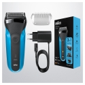 Braun Series 3 310BT Foolium pardel Trimmer Must, Sinine Braun Series 3 310BT Foolium pardel Trimmer Must, Sinine