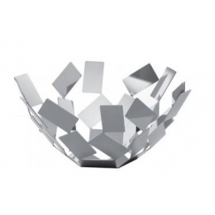 Alessi MT02 serving basket Round Grey