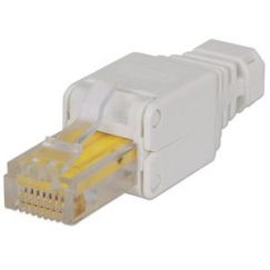 Intellinet 790482 laido jungtis RJ45 Balta