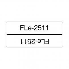 Brother FLE2511 marķēšanas lenta Melns uz balta