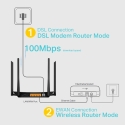 TP-Link AC1200 Wireless VDSL/ADSL Modem Router TP-Link AC1200 Wireless VDSL/ADSL Modem Router
