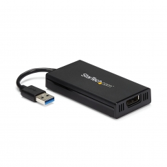 StarTech.com USB32DP4K USB ekrano adapteris 3840 x 2160 pikseliai Juoda
